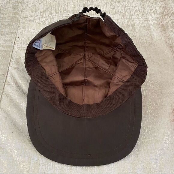 Versace Sport Chocolate Brown Medusa Logo Flat Bill Hat. Size Large. EUC! - Picture 4 of 9